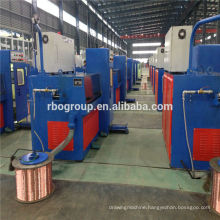 13DT RBD (1.2-4.0) wire drawing machine 450 Copper rod breakdown cable manufacturing with ennealer